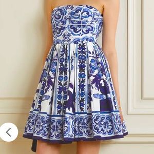 NWT Dolce & Gabbana Strapless Mini Dress